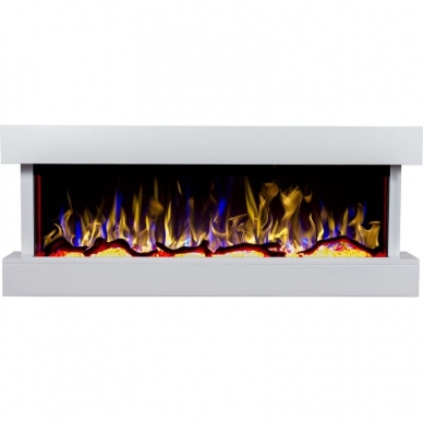 AFLAMO MODENA WHITE electric fireplace wall-mounted 1