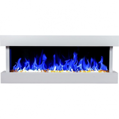 AFLAMO MODENA WHITE electric fireplace wall-mounted 9