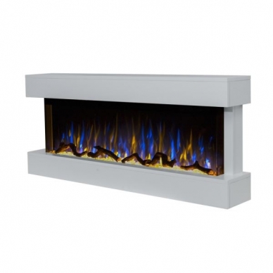 AFLAMO MODENA WHITE electric fireplace wall-mounted 3