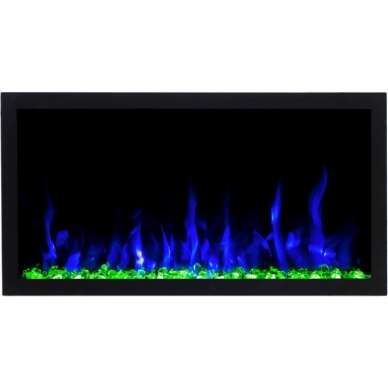 AFLAMO PRIDE S92 electric fireplace wall-mounted-insert, without a heating function 6