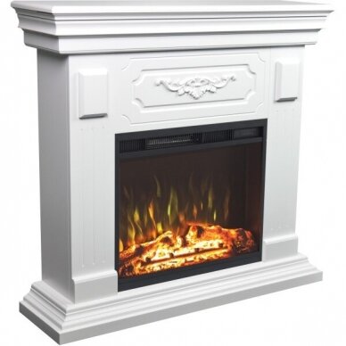 AFLAMO RIVIA WHITE LED free standing electric fireplace 2