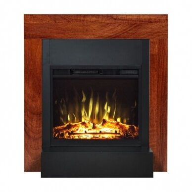 AFLAMO SIMPLE WALNUT free standing electric fireplace