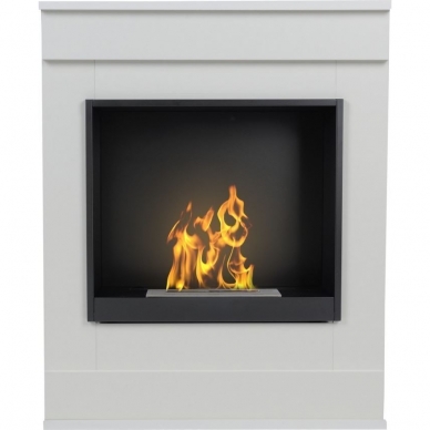 AFLAMO SMART WHITE BIO 40 free standing bioethanol fireplace