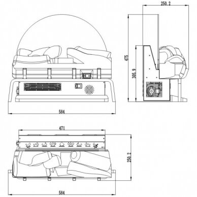 AFLAMO SPARK electric fireplace insert 4