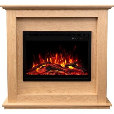 AFLAMO SUND OAK free standing electric fireplace 2