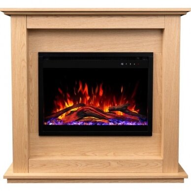 AFLAMO SUND OAK free standing electric fireplace 11