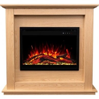 AFLAMO SUND OAK free standing electric fireplace 10