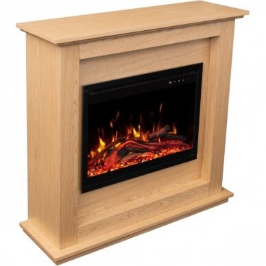 AFLAMO SUND OAK free standing electric fireplace 5