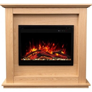 AFLAMO SUND OAK free standing electric fireplace 6