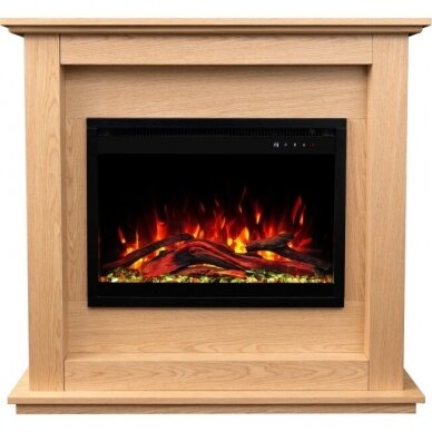 AFLAMO SUND OAK free standing electric fireplace 4