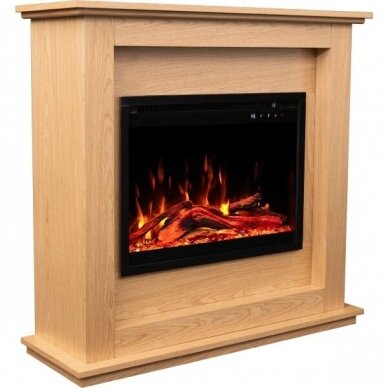 AFLAMO SUND OAK free standing electric fireplace 1