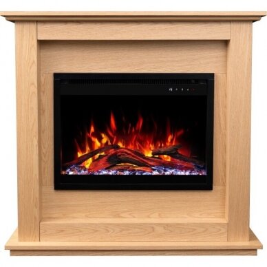 AFLAMO SUND OAK free standing electric fireplace 7