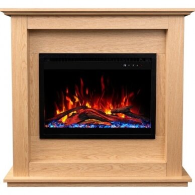 AFLAMO SUND OAK free standing electric fireplace 8