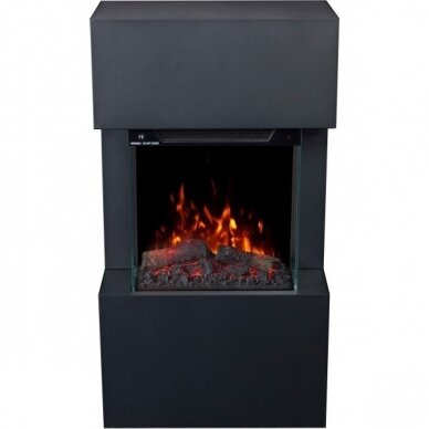 AFLAMO TEXEL BLACK free standing electric fireplace 10