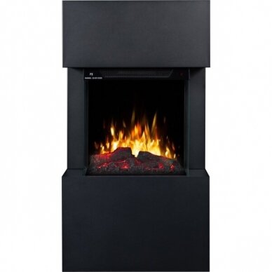 AFLAMO TEXEL BLACK free standing electric fireplace 5