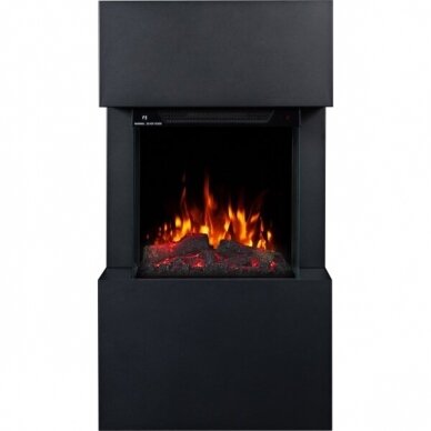 AFLAMO TEXEL BLACK free standing electric fireplace 1