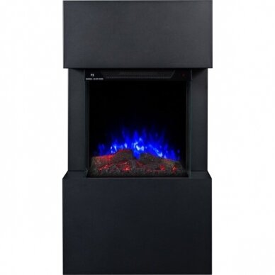 AFLAMO TEXEL BLACK free standing electric fireplace 6