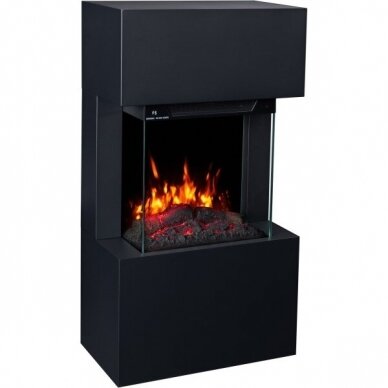 AFLAMO TEXEL BLACK free standing electric fireplace 7