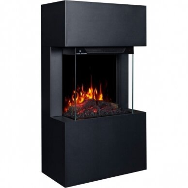 AFLAMO TEXEL BLACK free standing electric fireplace