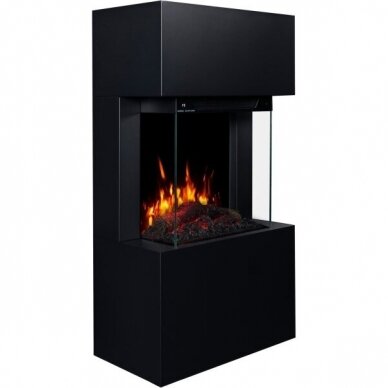 AFLAMO TEXEL BLACK free standing electric fireplace 8