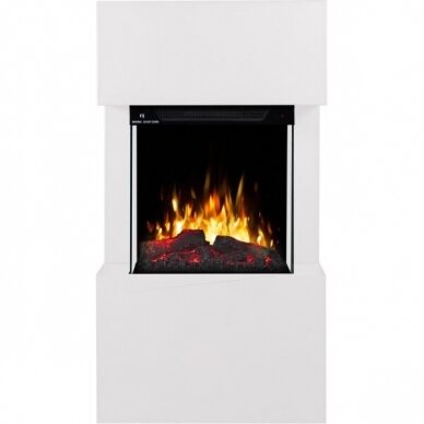 AFLAMO TEXEL WHITE free standing electric fireplace 6