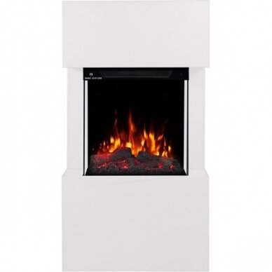 AFLAMO TEXEL WHITE free standing electric fireplace 1