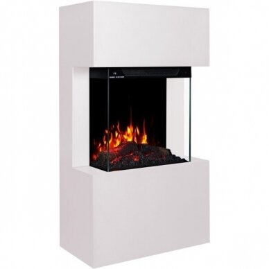 AFLAMO TEXEL WHITE free standing electric fireplace 3