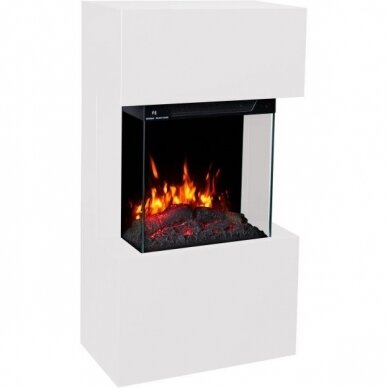 AFLAMO TEXEL WHITE free standing electric fireplace 2