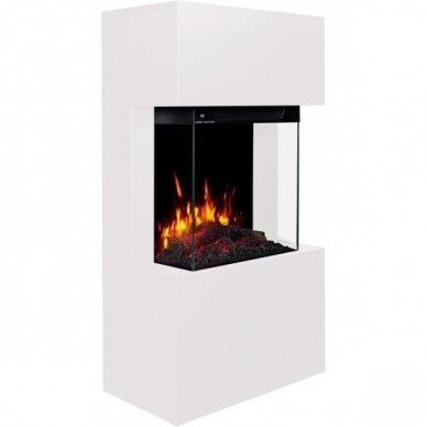 AFLAMO TEXEL WHITE free standing electric fireplace