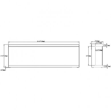 AFLAMO UNIQUE 140 NH electric fireplace wall-mounted-insert 8