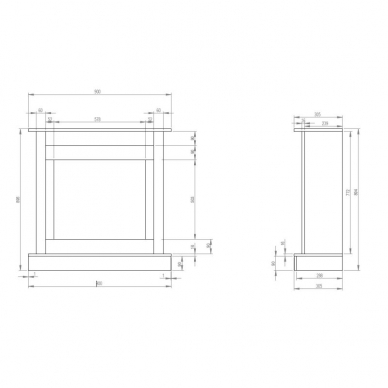 AFLAMO VIGO LIGHT OAK 3D elektrikamin 2