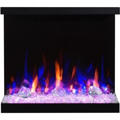 AFLAMO VIGO LIGHT OAK 60 NH free standing electric fireplace 12