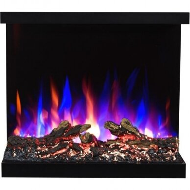 AFLAMO VIGO LIGHT OAK 60 NH free standing electric fireplace 16