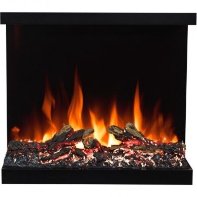 AFLAMO VIGO LIGHT OAK 60 NH free standing electric fireplace 17