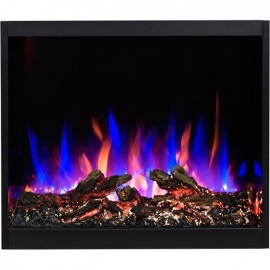 AFLAMO VIGO LIGHT OAK 60 NH free standing electric fireplace 18