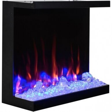 AFLAMO VIGO LIGHT OAK 60 NH free standing electric fireplace 7