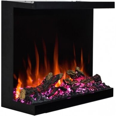 AFLAMO VIGO LIGHT OAK 60 NH free standing electric fireplace 8