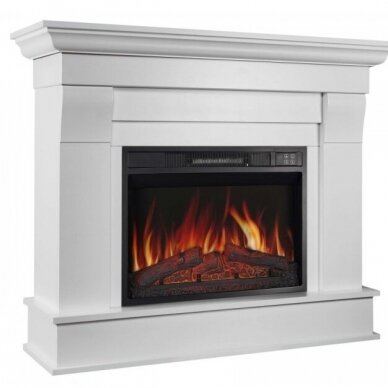 ARFLAME ALBION AF18 WHITE ANTIQUE free standing electric fireplace 1