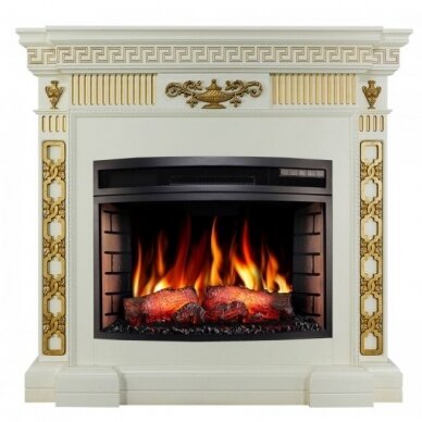 ARFLAME GREECE AF25 WHITE VANILIA free standing electric fireplace