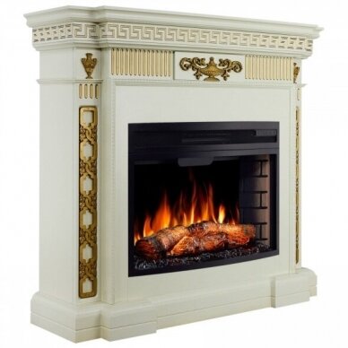 ARFLAME GREECE AF25 WHITE VANILIA free standing electric fireplace 2