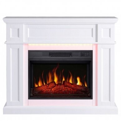 ARFLAME LINZ AFS23S WHITE free standing electric fireplace 1