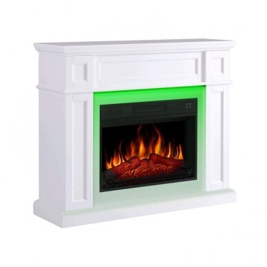 ARFLAME LINZ AFS23S WHITE free standing electric fireplace 2