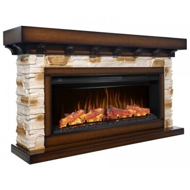 ARFLAME LUDWIG AF42 OAK ANTIQUE free standing electric fireplace