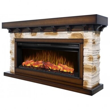 ARFLAME LUDWIG AF42 OAK ANTIQUE free standing electric fireplace 2