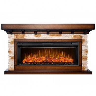 ARFLAME LUDWIG AF42 OAK ANTIQUE free standing electric fireplace 1