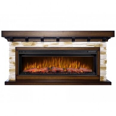 ARFLAME LUDWIG AF50 OAK ANTIQUE free standing electric fireplace 1