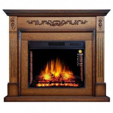 ARFLAME SOHO AFS28S OAK ANTIQUE free standing electric fireplace