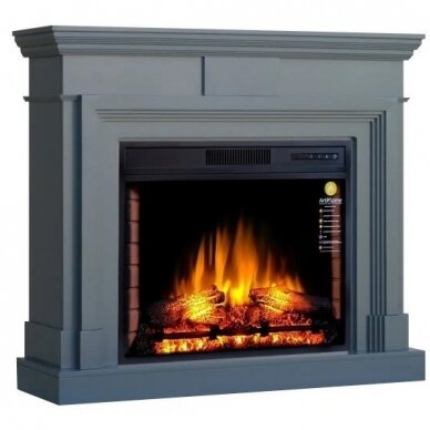 ARFLAME STAMFORD AFS28S GREY GRAFIT free standing electric fireplace 1