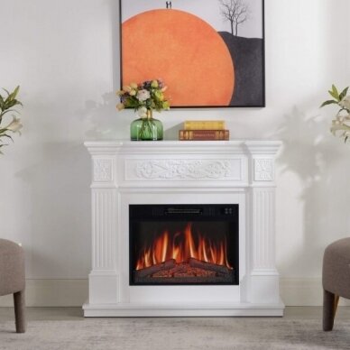 ARFLAME TOSCANA  AFS23S WHITE free standing electric fireplace 3