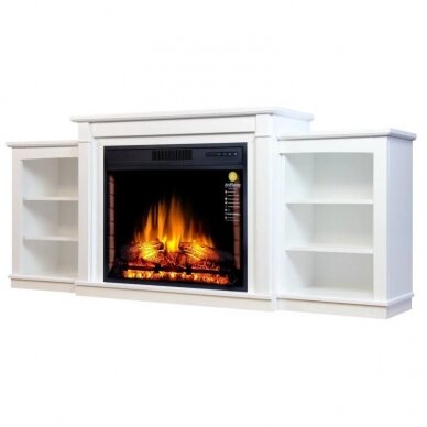 ARFLAME VOGUE AFS28S WHITE BIANCO pastatomas elektrinis židinys su apdaila